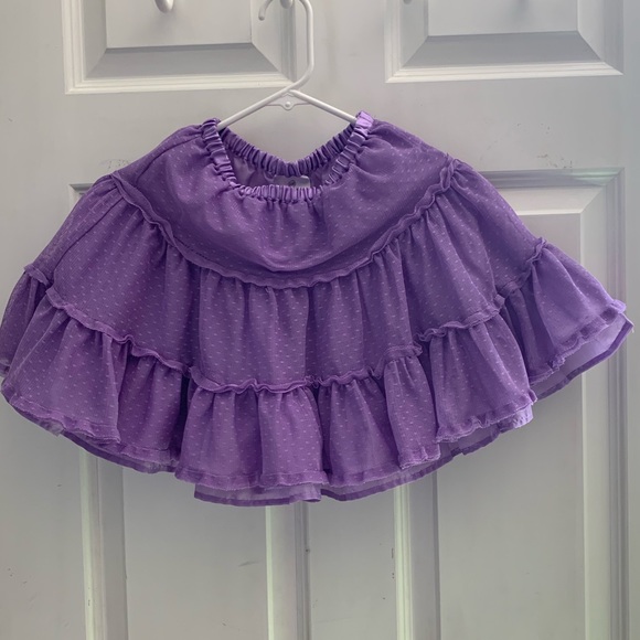 Hanna Andersson Cute Purple Tulle Skirt 5/110 💜 - Picture 4 of 6